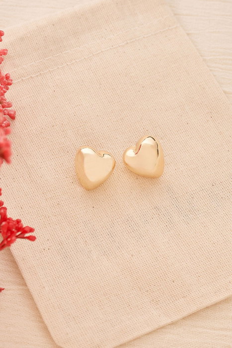 Heliophilia Silver Pendientes de Oro Dorados con Recubrimiento de Laca